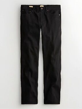 J.Crew Men’s 770 Straight Fit Black Rinse Jeans